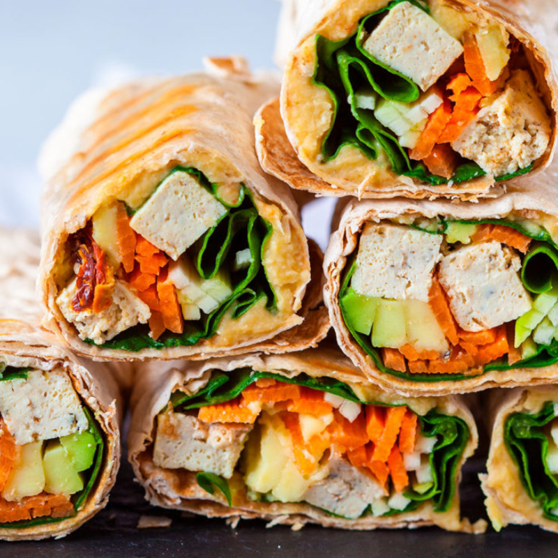 Burrito Vegetal con Aguacate